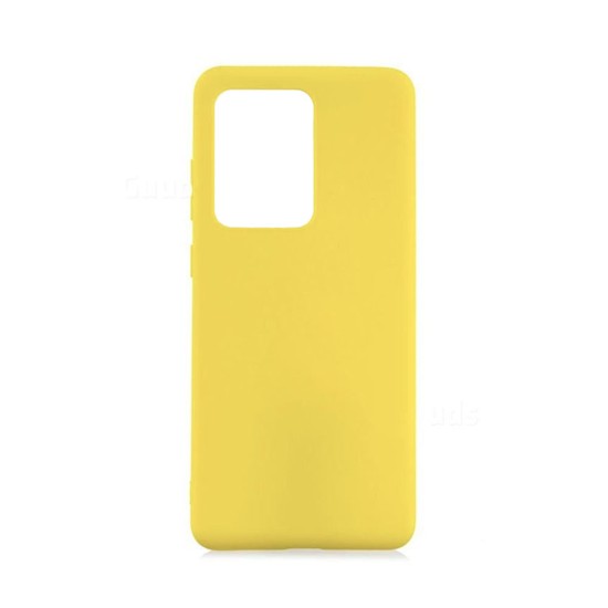 Silicone Case for Samsung Galaxy S20 Ultra/S11 Plus Yellow